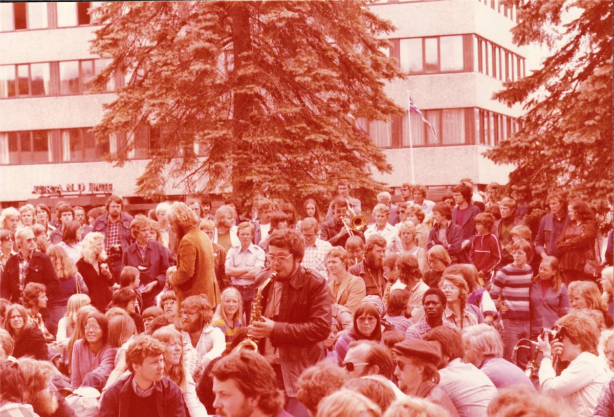 Søyr på Kongsberg 1977 - Tore Engstrøm med Kulokk, Foto: L Gamre