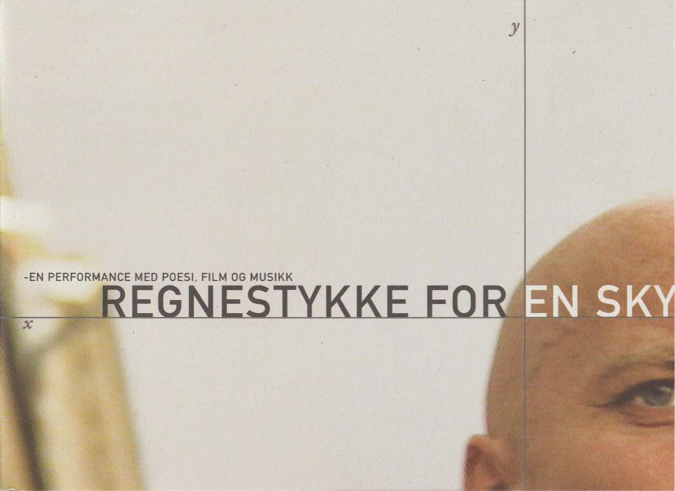 "Regnestykke for en sky" plakat